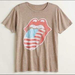Elizabeth&James Rolling Stones Vintage Graphic Tee